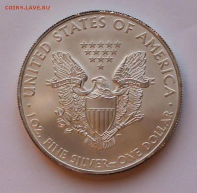 США. 1 доллар ШАГАЮЩАЯ СВОБОДА 2010. СЕРЕБРО, 31,1 - унция. - 7