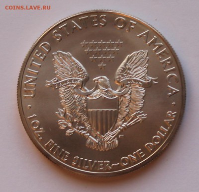 США. 1 доллар ШАГАЮЩАЯ СВОБОДА 2014. СЕРЕБРО, 31,1 - унция. - 7