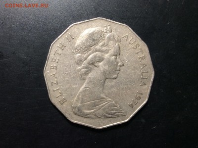 Австралия 50 центов 1974 г - image