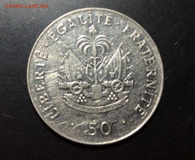 Гаити 50  сентим 1995 г - image