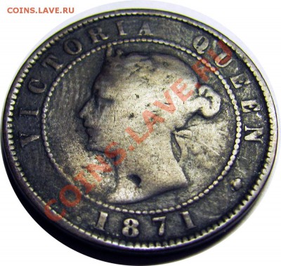 N44 1¢ Остров Принца Эдуарда 1871 G до 15.01 в 22°° - N44 1c PEI 1871 G_1