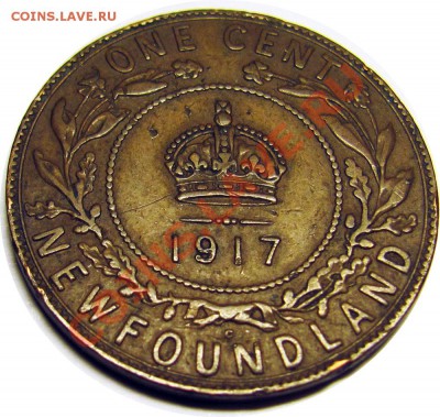 N43 1¢ Ньюфаундленд 1917с VG-F до 15.01 в 22°° - N43 1c NFLD 1917c_1