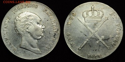 Германия, Бавария 1 талер 1815г. --20-12-16 в 22-00-- - Бавария_талер1815_1_1