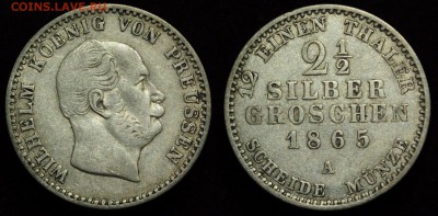 2 силбер гроша 1865г. - Пруссия_2.5гроша1865_1_1