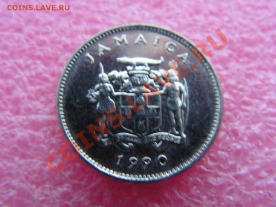 -Ямайка- 5 центов 1990(фауна) -- 13 января 22-00 - 5 центов 1990 (1).JPG