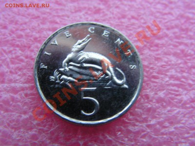 -Ямайка- 5 центов 1990(фауна) -- 13 января 22-00 - 5 центов 1990.JPG