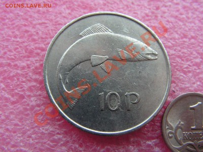 -Ирландия- 10 пенни 1971(рыба) -- 13 января 22-00 - 10 пенни 1971.JPG