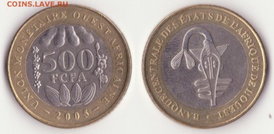 Западная Африка, 500 франков 2005 до 22.12. - Рисунок (248)
