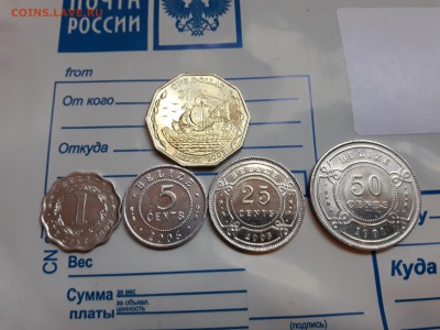 БЕЛИЗ НАБОР МОНЕТ-5 шт. UNC! до 18.12.16. 21-00 мск. - 20161216_112506