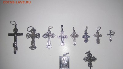 Лот серебренных крестиков.10 шт. - DSC_0355.JPG