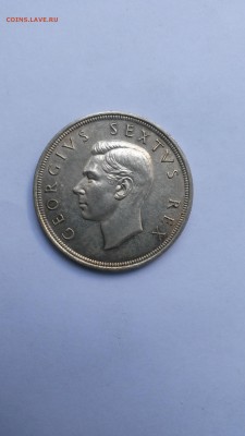 Южная Африка - 5 шиллингов 1951 год Газель до 18.12 - PHOTO_20160803_143638