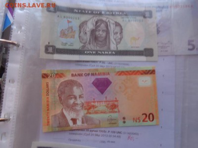 Намибия 20 $ 2011г Эритрея 1на 1997 UNC до 20.12 в 21-45 мск - DSC06328.JPG