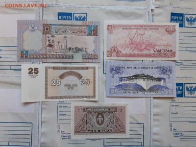 АССОРТИ из 5 БОН-UNC!! Из коллекции. до 18.12.16. 21-00 мск. - 5-2