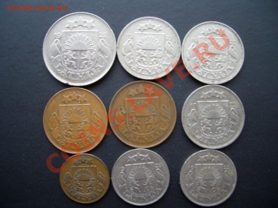 Латвия довоенная(9 монеты) 20.00 мск 15.01.2011 - Pfennig 010