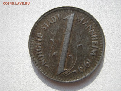Германия Мангейм 10 пфеннигов 1919 до 20.12. в 22:30 - IMG_7426
