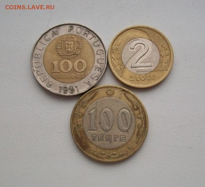 Биметалл! Португалия Польша Казахстан тенге злот эскудо - 100_6517