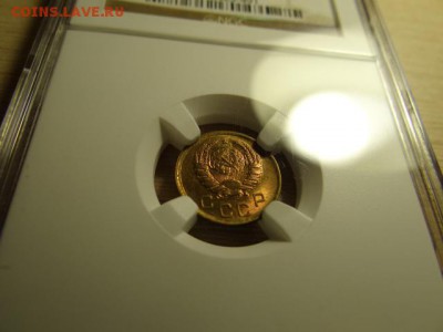 20 копеек-1948 и 1 копейка-1940 MS 63 в слабе - DSC03859.JPG