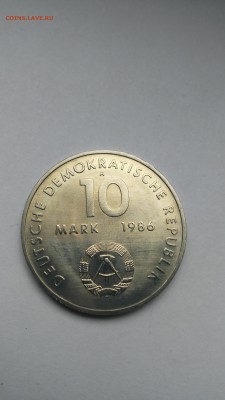 ГДР. 10 марок 1986 г.  Э.Тельман до 21.12 - PHOTO_20161218_135855