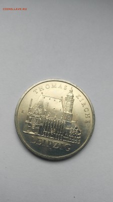 ГДР 5 марок 1984 год Лейпциг, Томаскирхе до 21.12 - PHOTO_20161218_140007
