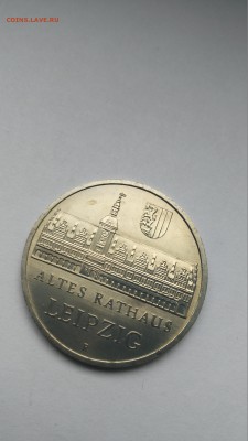 ГДР 5 марок 1984 г. Лейпциг. Старая ратуша до 21.12 - PHOTO_20161218_140147