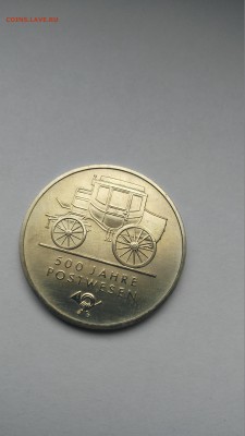 С РУБЛЯ ! ГДР 5 марок 1990 Почта до 21.12 - PHOTO_20161218_140220