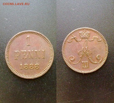 1 пенни 1888 кабинетная !! до 20.12.2016 в 22:00 - 1 пенни 1888