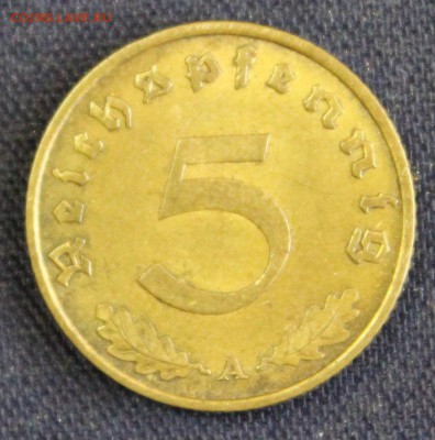 С 1 руб. III-й РЕЙХ 5 пфеннигов 1937г. БРОНЗА до 24.12 в 22 - IMG_3120.JPG