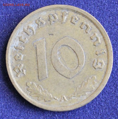 С 1 руб. III-й РЕЙХ 10 пфеннигов 1939г. БРОНЗА до 24.12 в 22 - IMG_3181.JPG