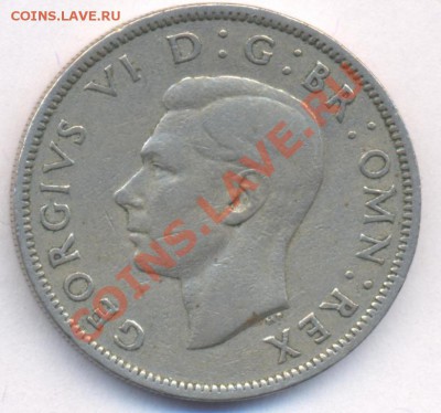 Великобритания 2 шиллинга.1948 г.До 13.01.11 г. 20-00 МСК. - Британия фл