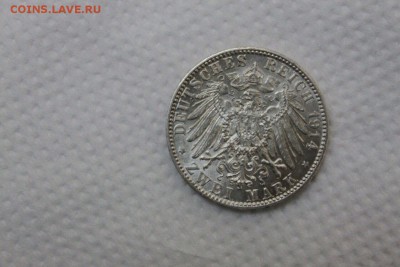 Бавария, 2 марки 1914, король Людвиг III до 22.12 в 22.30 Мс - IMG_1565.JPG