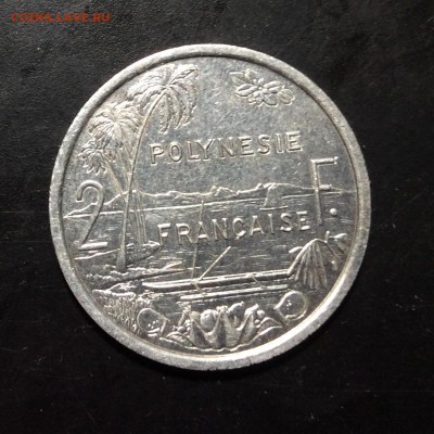 Французская Полинезия 2 Франка 2002 г - image