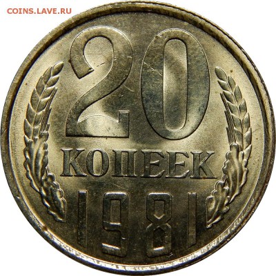 20 копеек 1981 мешковой UNC! до 22 декабря 22-30 - DSCN1253.JPG