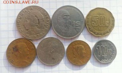 Мексика 7 монет до 22-00 22.12.16 - 1481882216936