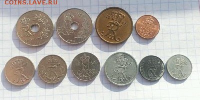 Дания 10 монет до 22-00 22.12.16 - 1481882580221