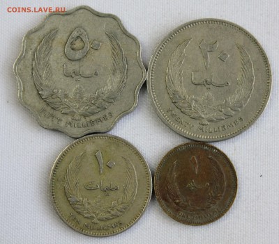 С 1 руб. КОРОЛЕВСТВО ЛИВИЯ 4 разных монеты 1965г.  до 25.12 - IMG_3525.JPG