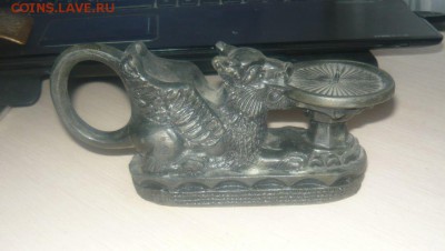 Подсвечник Грифон (крылатый лев) Смотрите фото АЛЮМИНИЙ - 474.JPG