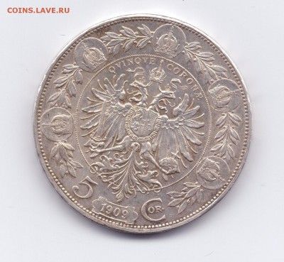 Австрия 5 крон 1909 предпродажная оценка - s-l1600 (1)