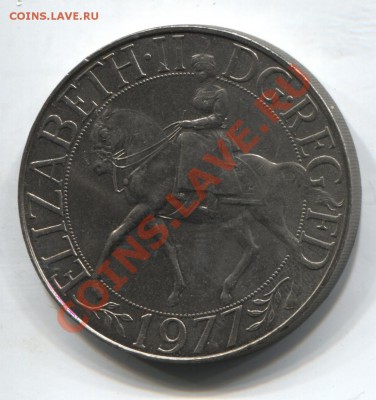 Великобритания 25 пенсов 1977 до 14.01.11 в 22.00 мск - crownUK25p 001