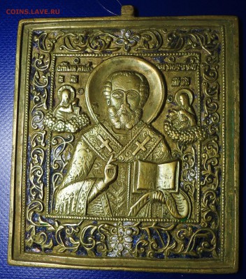Бронзовая икона Святитель Николай Чудотворец - DSC00001.JPG