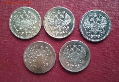10 коп: 1910,1911,1912,1913,1914 г до 22.00 мск 26.12.16 - Рев м