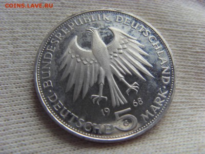 Германия 5 марок 1968 пруф Иоганн Гутенберг до 25.12.16 - SDC12625.JPG