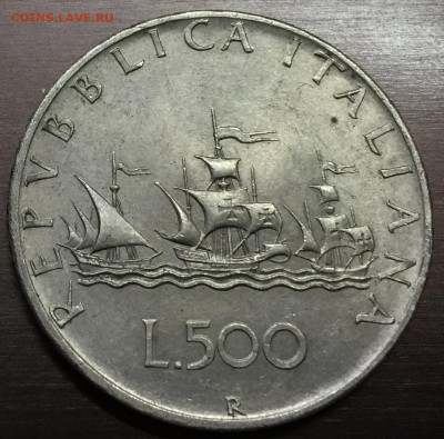 500 лир 1958 Италия Ag. до 27.12.16 22:00 - image-20-12-16-09-15-5