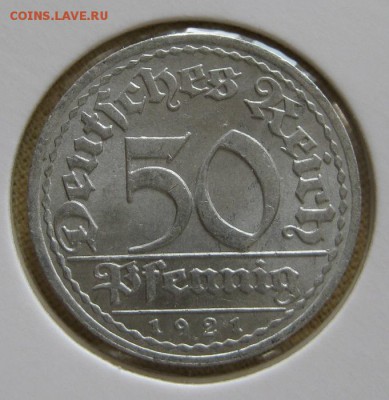 50 пфеннигов 1921 А, Веймар, до  22.00  26.12. - IMG_0011.JPG
