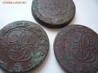 5 копеек 1775,77,83 гг ем,до 25.12. - 573-2