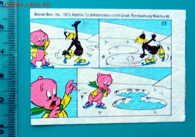 куплю вкладыши и наклейки от жвачек - vkladysh_komiksy_warner_bros_1_shtuka_cs_335_a_57