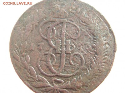 5 КОПЕЕК 1766 ММ перечекан  Оцека - IMGP0186.JPG