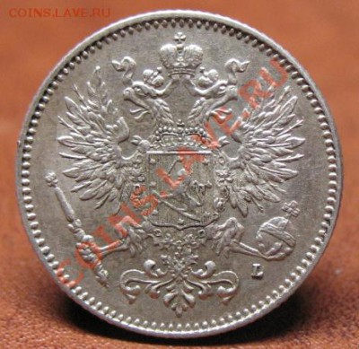 1911 г, Финляндия, 50 пенни, до 18.01 в 21-00 мск - фин 1911 50 а
