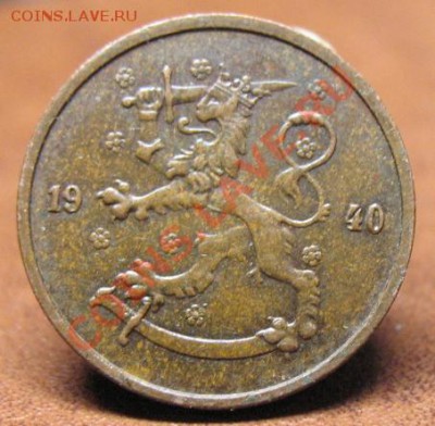 Финляндия, 1940 г, 5 пенни, до 18.01 в 21-00 мск - фин 5 пен а