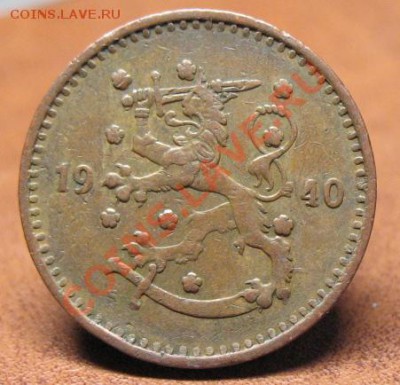 Финляндия, 1940 г, 1 марка, до 18.01 в 21-00 мск - фин 1 ма а