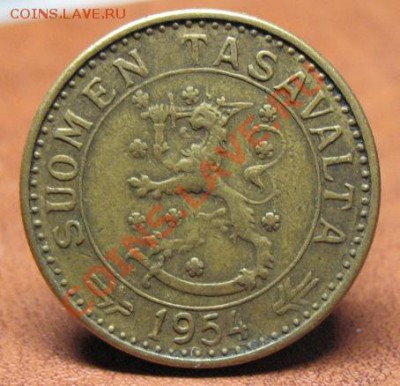 Финляндия, 1954 г, 20 марок, до 18.01 в 21-00 мск - фин 20 мар а